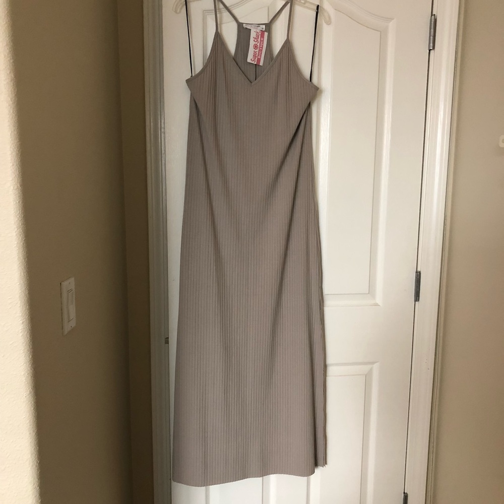 Ribbed Maxi Dress
